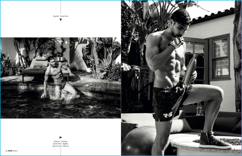 Charlie Matthews photographed by Ted Sun for DAVID magazine. » Fear and Loathing in Las Vegas: Charlie Matthews Stars in WINQ Story Charlie Matthews photographed by Ted Sun for DAVID magazine.