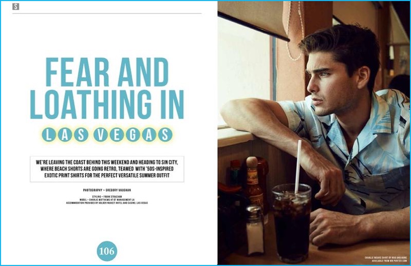 Charlie Matthews photographed by Greg Vaughan for WINQ magazine.