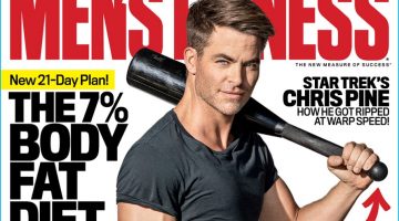 Chris Pine Covers Men's Fitness, Praises Clubbell Workout Chris Pine Covers Men's Fitness, Praises Clubbell Workout