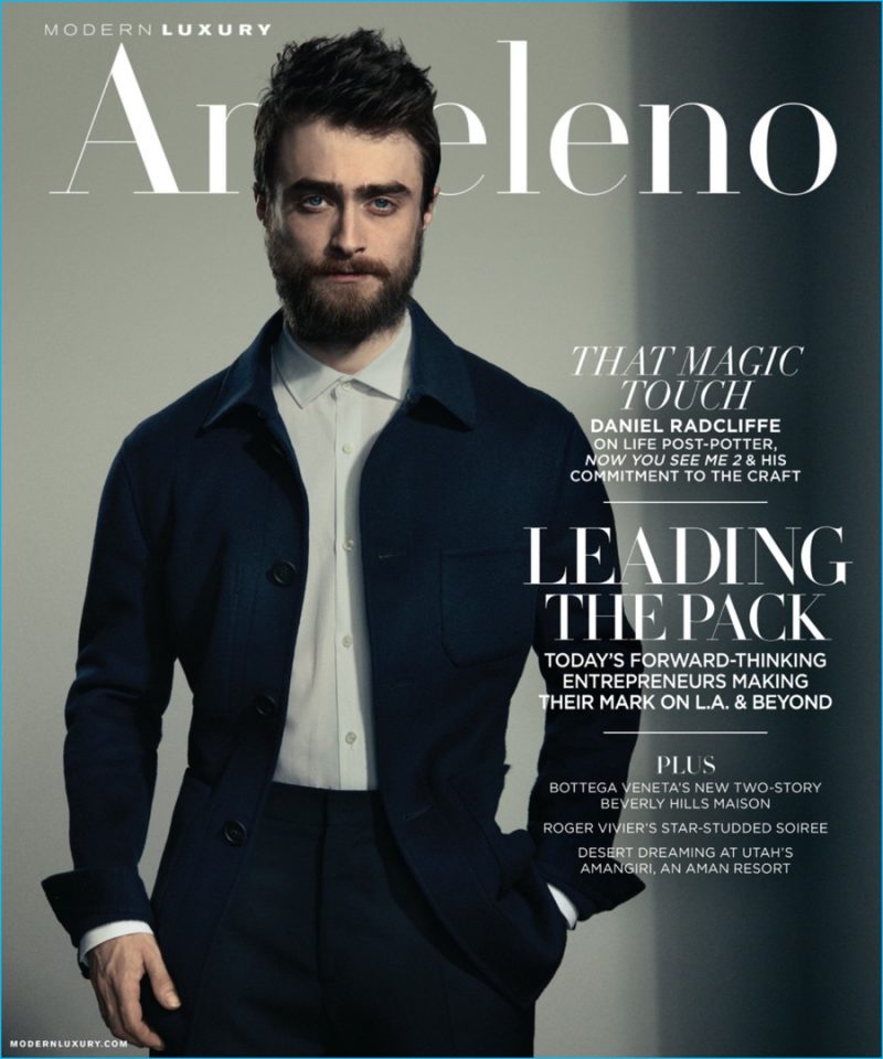 Daniel Radcliffe covers the latest issue of Modern Luxury.