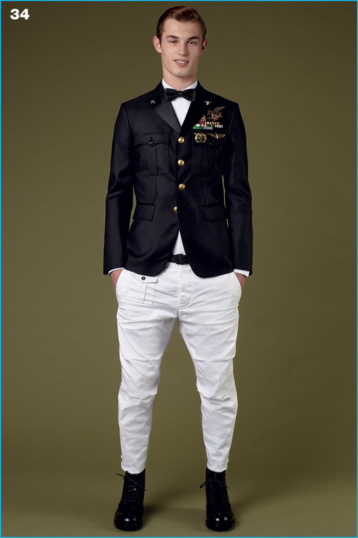 Dsquared2 2016 Pre Fall Mens Collection Look Book 001