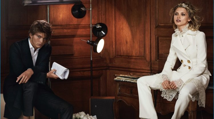 Jordan Barrett Takes Us Behind the Scenes in Ermanno Scervino’s Fall Campaign