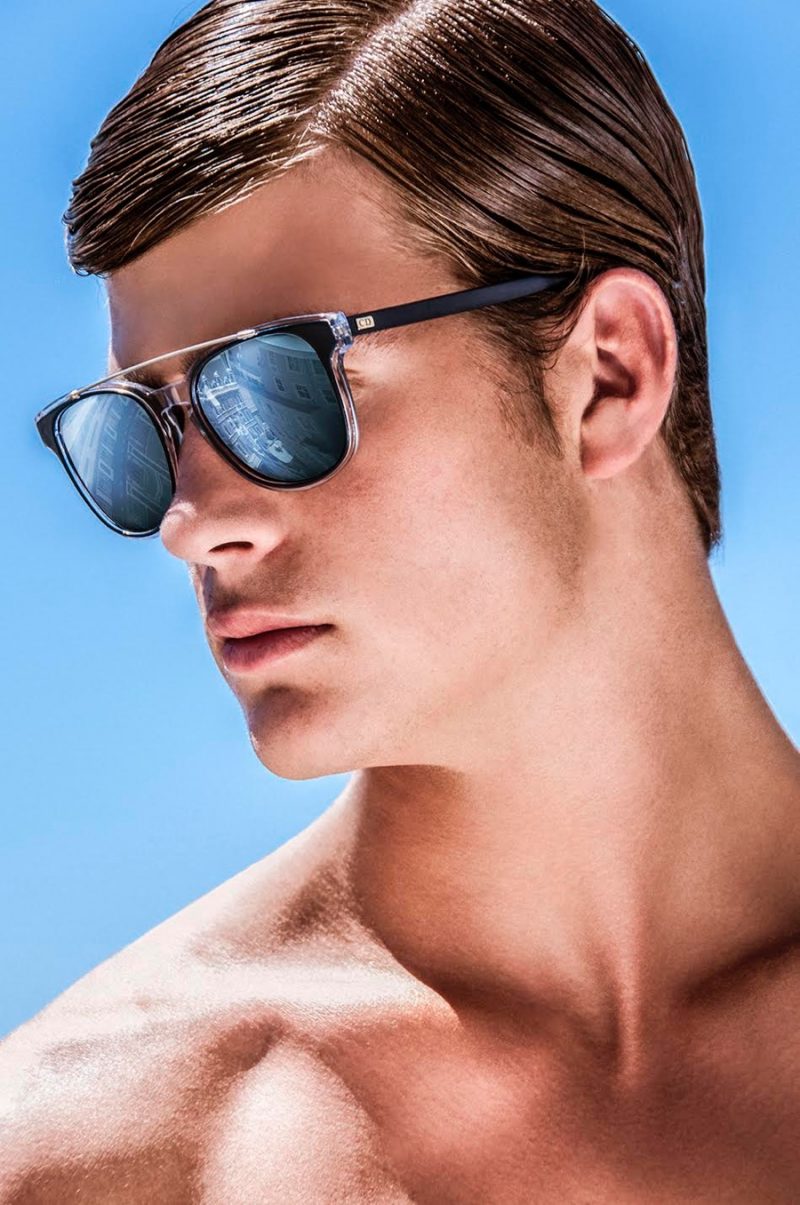 Zandre wears sunglasses Christian Dior.