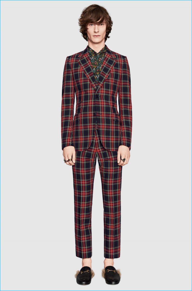 Gucci Heritage Tartan Suit