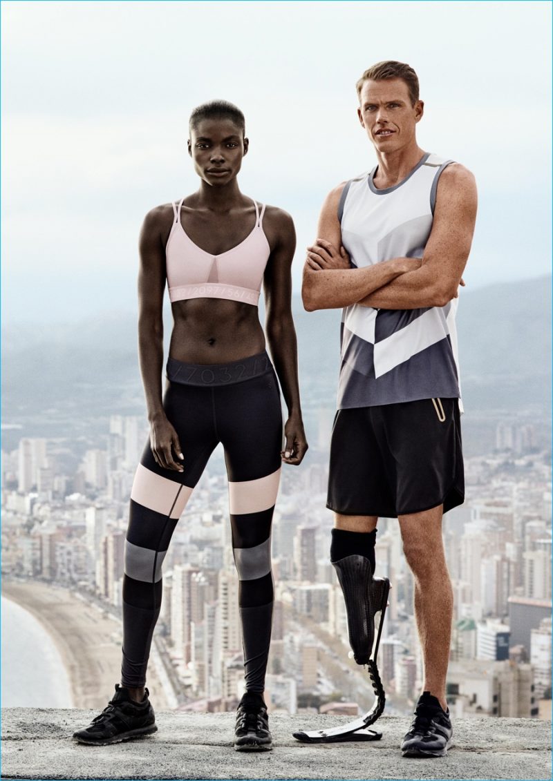 H&M embraces colorblocking for its For Every Victory collection.
