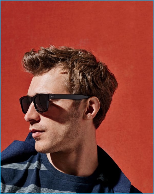 Clément Chabernaud rocks J.Crew's Irving sunglasses.