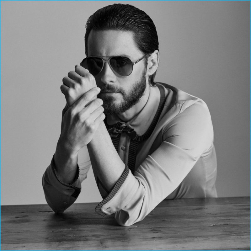 Jared Leto poses for a moody image for the pages of Icon El País.