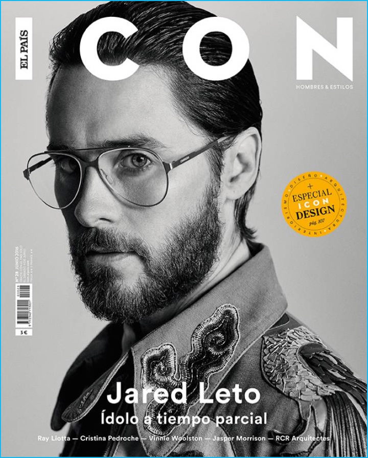 Jared Leto covers the June 2016 issue of Icon El País in Gucci.