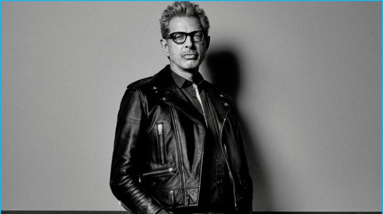 Jeff Goldblum Wears Saint Laurent for Interview, Talks Typical Work Day