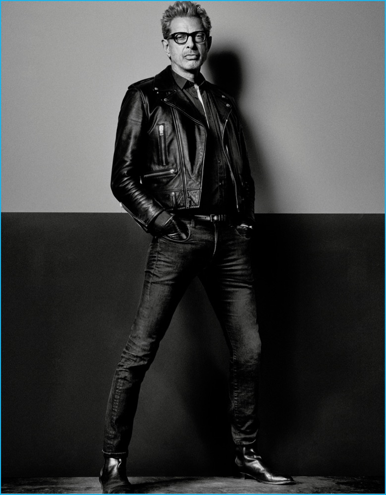 Jeff Goldblum dons a modern Saint Laurent look from his own closet. » Jeff Goldblum Wears Saint Laurent for Interview, Talks Typical Work Day Jeff Goldblum dons a modern Saint Laurent look from his own closet.
