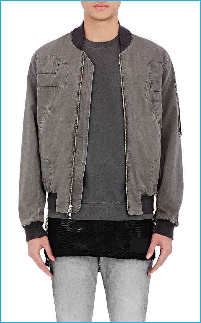 John Elliott Paneled Flight Jacket