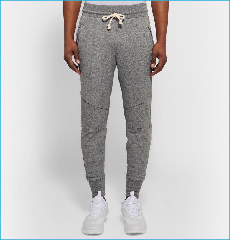 John Elliott Slim-Fit Tapered Loopback Cotton Jersey Sweatpants