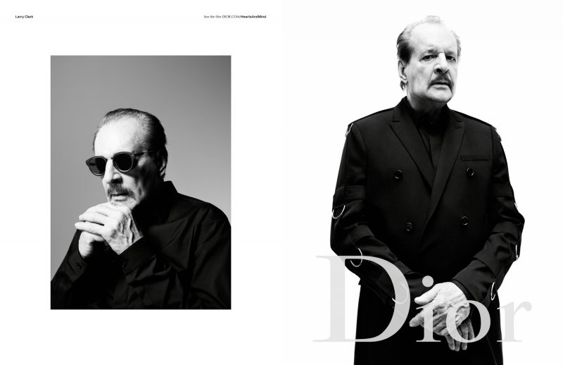 American film director Larry Clark stars in Dior Homme's fall-winter 2016 campaign.