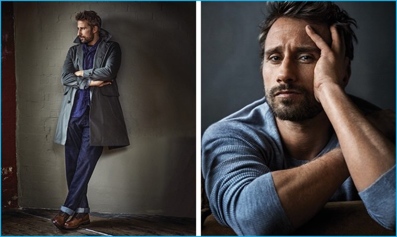Matthias Schoenaerts styled by Nick Sullivan for the spring-summer 2016 issue of Esquire Big Black Book.