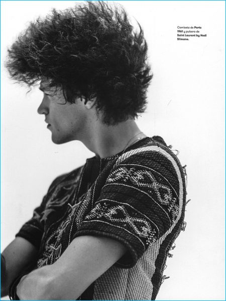 Miles McMillan 2016 Black White Editorial LOfficiel Hommes Espana 002