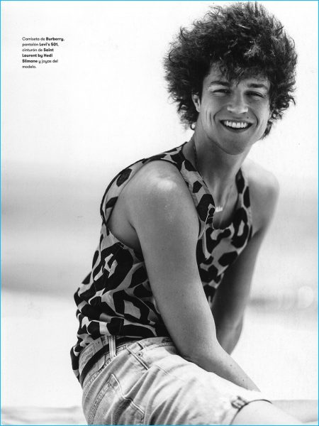 Miles McMillan 2016 Black White Editorial LOfficiel Hommes Espana 008