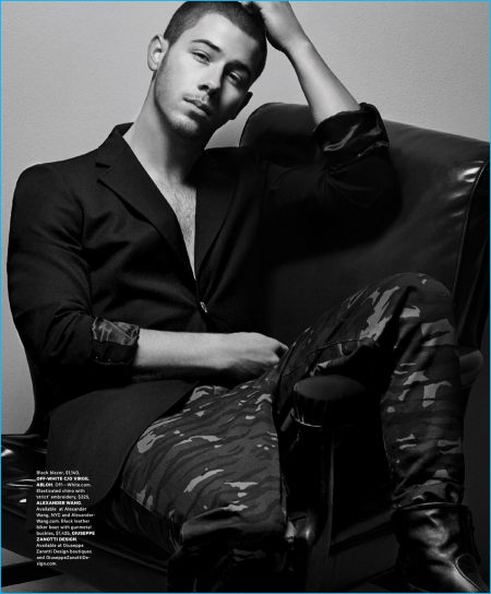 Nick Jonas 2016 Cover Photo Shoot Essential Homme 003