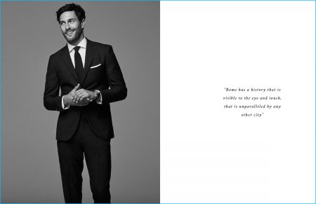 Ciao Roma: Noah Mills Dons Massimo Dutti's Summer Styles