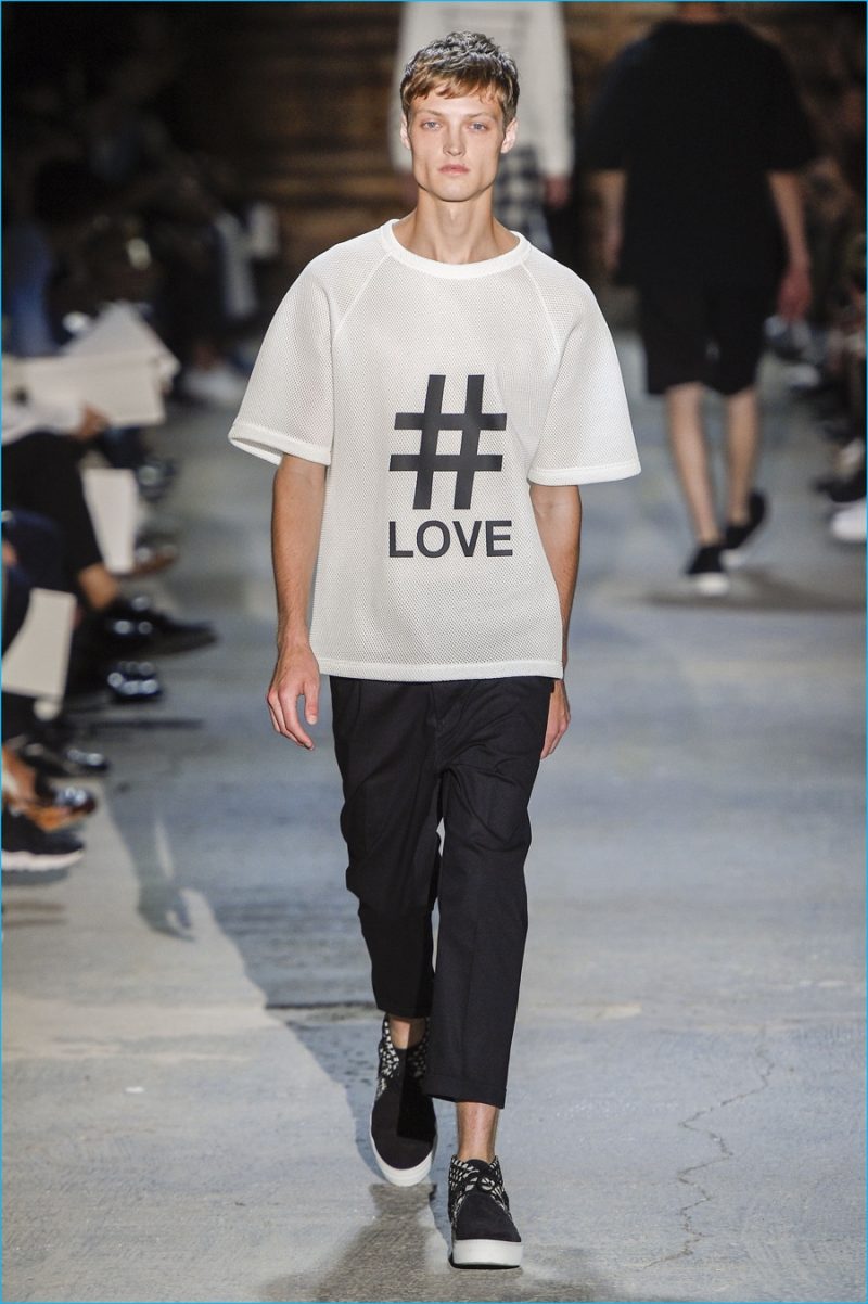 Ports 1961 champion love with a mesh hashtag top.