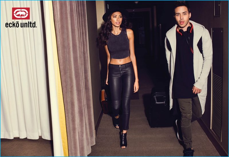 Prince Royce is a man on the go as he stars in Ecko's fall-winter 2016 campaign.