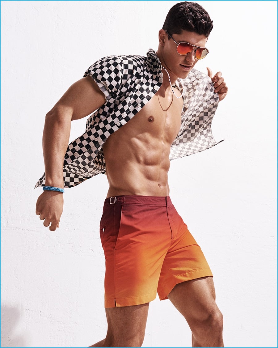 Trevor Signorino 2016 Swimwear Editorial GQ