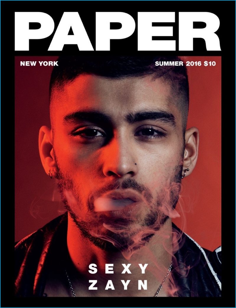 Zayn Malik covers the latest issue of Paper magazine.