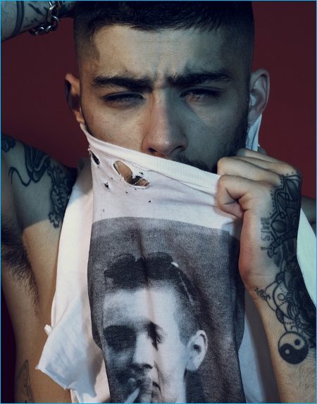 Zayn Malik Covers Paper's Sexy Issue in Enfants Riches Déprimés Leather Jacket