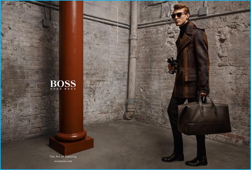 Clément Chabernaud fronts BOSS Hugo Boss' fall-winter 2016 campaign.