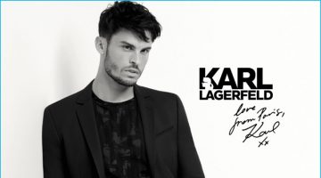 Baptiste Giabiconi Returns for Karl Lagerfeld's Fall Campaign Baptiste Giabiconi Returns for Karl Lagerfeld's Fall Campaign