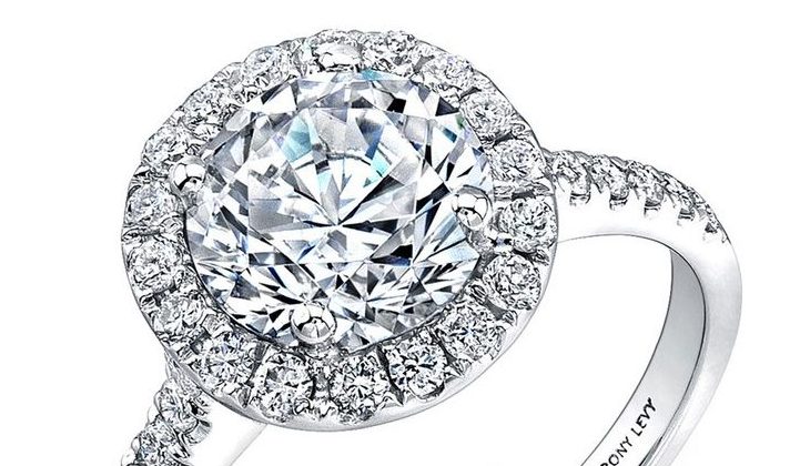 Bondy Levy Pave Diamond Leaf Engagement Ring Setting e1508137568277
