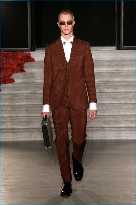 Justin O'Shea Unveils Debut Brioni Collection