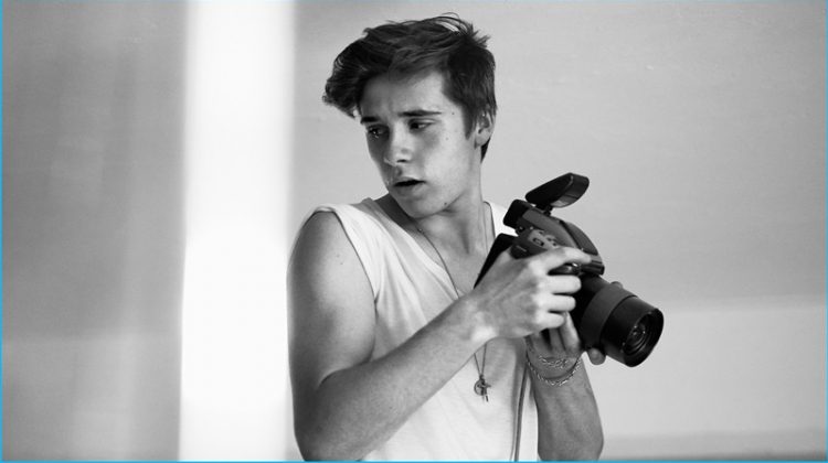 Brooklyn Beckham Burberry Brit Fragrance Campaign Behind the Scenes