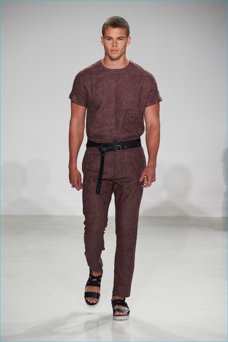 Cadet embraces monochromatic numbers for spring-summer 2017. » Cadet Softens Its Military Aesthetic for Spring Cadet embraces monochromatic numbers for spring-summer 2017.