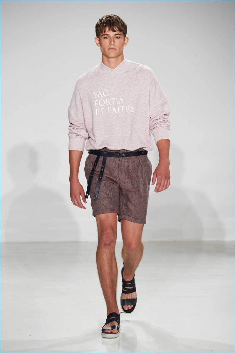 Cadet has a chic belted short moment for spring-summer 2017. » Cadet Softens Its Military Aesthetic for Spring Cadet has a chic belted short moment for spring-summer 2017.