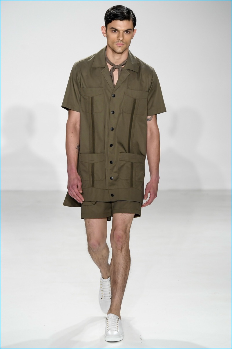 Carlos Campos reinterprets the guayabera shirt as a cheeky spring-summer 2017 jacket, nicknamed the jackebera. » Carlos Campos Takes Us to Cuba with Military Inspired Collection Carlos Campos reinterprets the guayabera shirt as a cheeky spring-summer 2017 jacket, nicknamed the jackebera.