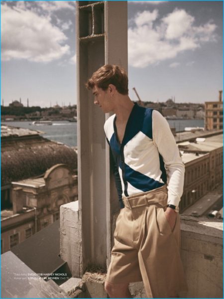 Clément Chabernaud Takes a Summer Holiday with L'Officiel Hommes Turkey