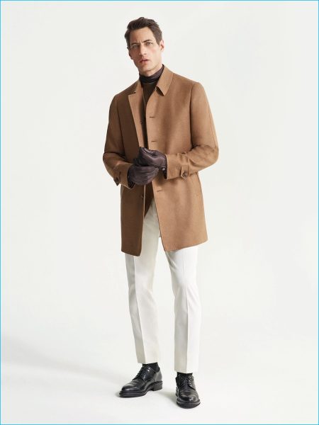 Corneliani 2016 Fall Winter Menswear coat man camel
