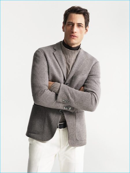 Corneliani 2016 Fall Winter Menswear jacket man unlined cashmere