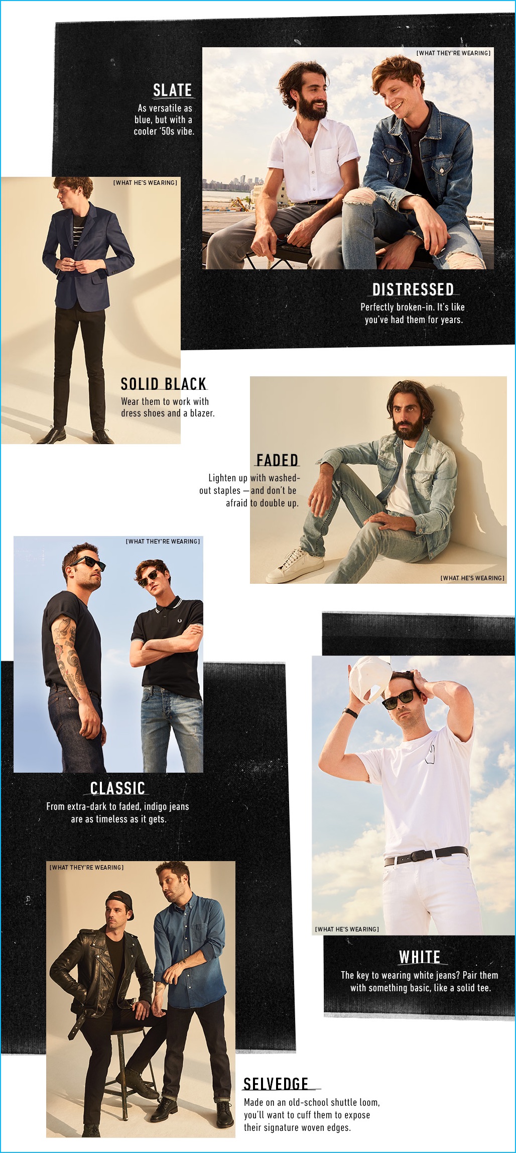 Matthew Hitt & Drowners Model Essential Denim Jeans for East Dane – The ...