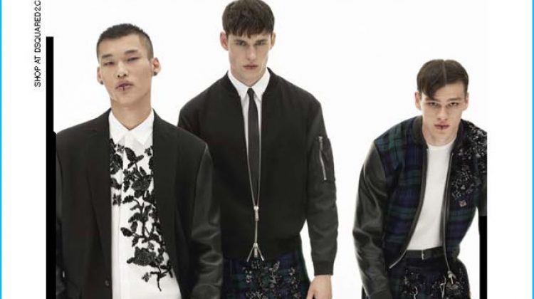 Dsquared2 Channels Dark Edge for Fall Campaign