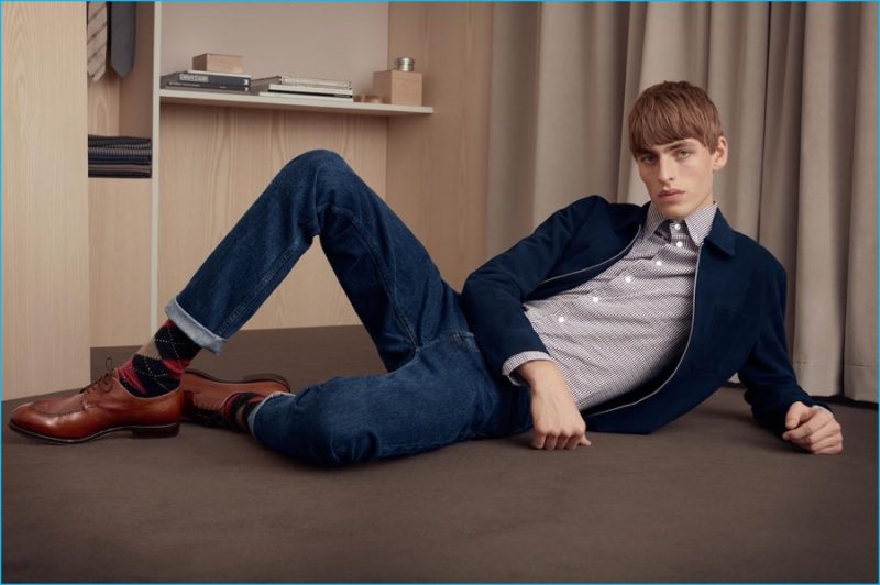 Erik Fallberg goes casual for Eton's fall-winter 2016 campaign.