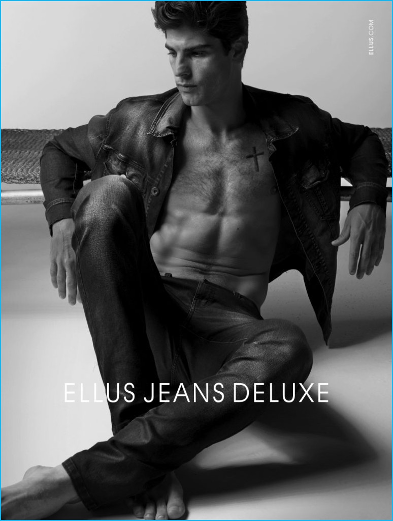 Evandro Soldati doubles down on denim for Ellus Jeans Deluxe's fall-winter 2016 campaign.