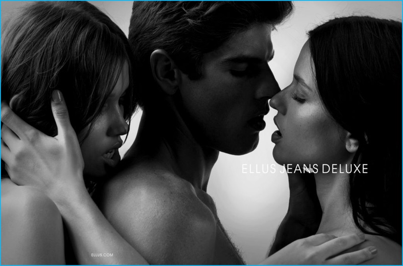 Evandro Soldati 2016 Ellus Jeans Deluxe Fall Winter Campaign 006 Fernanda Beuker, Evandro Soldati and Isis Bataglia star in Ellus Jeans Deluxe's fall-winter 2016 campaign.