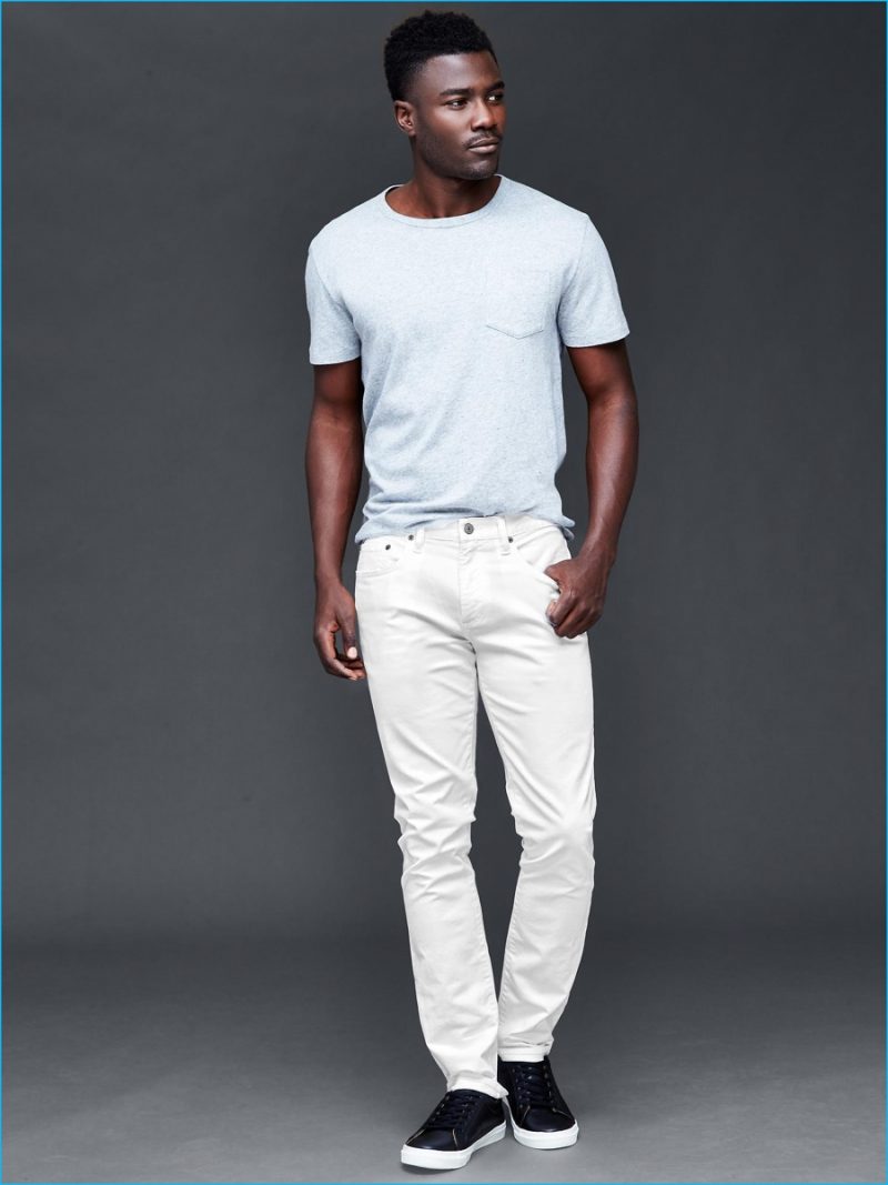 Gap Stretch 1969 White Jeans