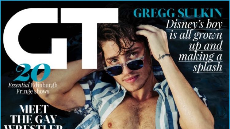Gregg Sulkin Makes a Splash for Gay Times