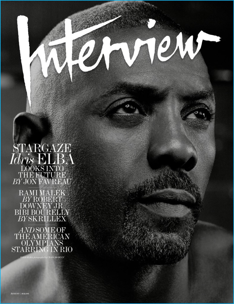 Idris Elba 2016 Interview Magazine Cover