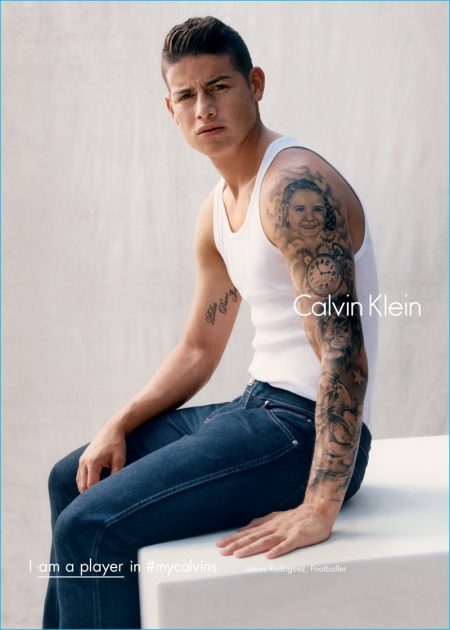 James Rodriguez 2016 Calvin Klein Campaign Fall Winter