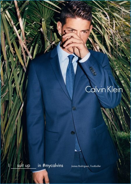 James Rodriguez 2016 Calvin Klein Campaign Suit