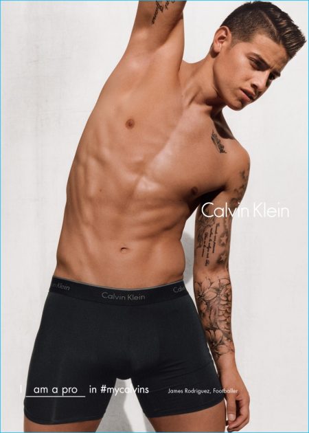 James Rodriguez 2016 Calvin Klein Campaign Underwear Shoot