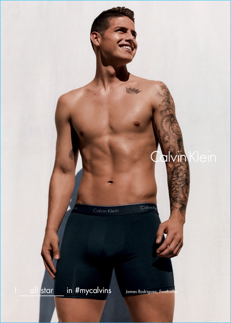 James Rodriguez Underwear 2016 Calvin Klein Campaign Fall Winter
